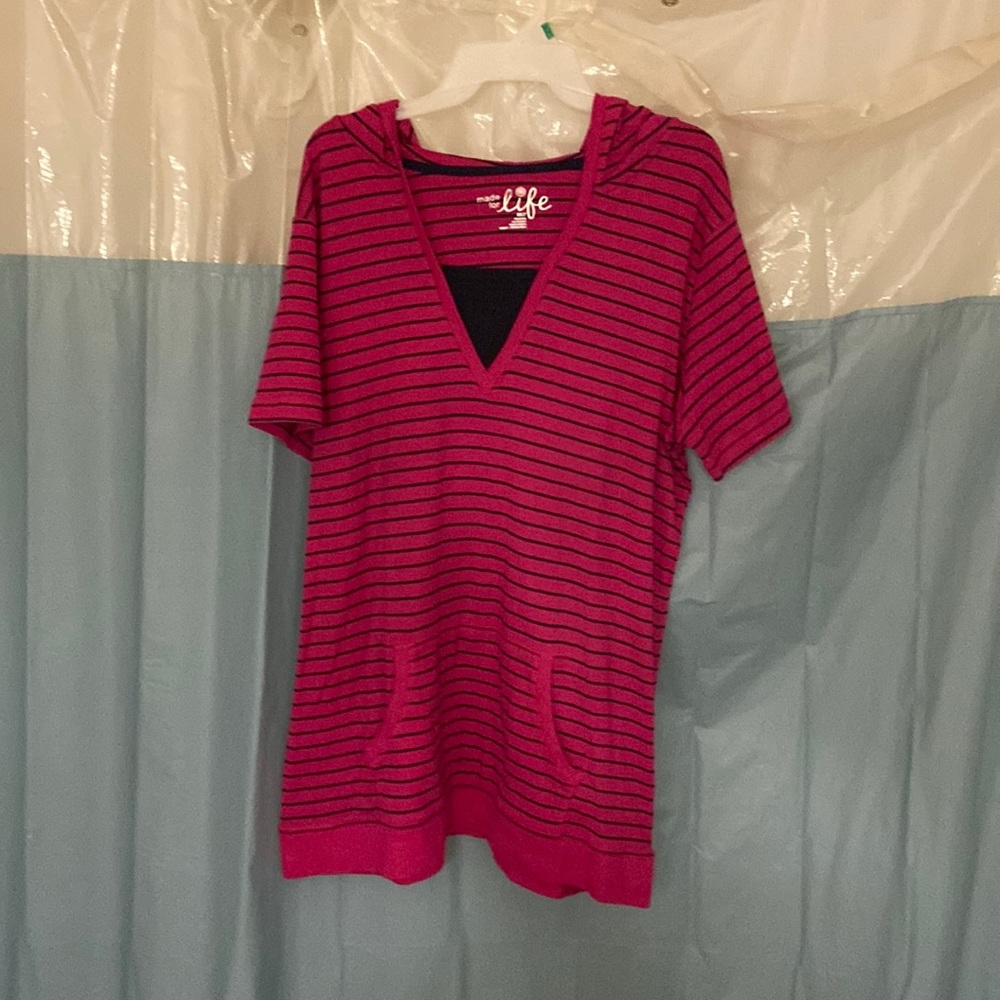 Ladies slightly used hooded top